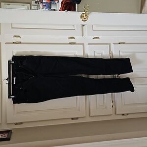 Levi's high-rise straight black jeans. Size 30